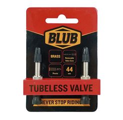 Βαλβίδα για tubeless | BLUB | Σετ | BRASS | Ασημί
