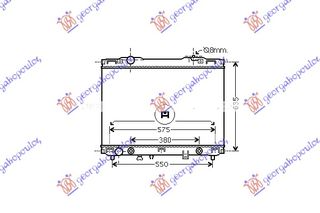 ΨΥΓΕΙΟ 2.4-3.5 ΒΕΝΖ. +/-A/C ΑΥΤ. (57.8x62.8) ΣΩΛ. 8mm TΥΠΟΥ DOOWON - KIA SORENTO,2002-2009 056606320