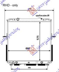 ΨΥΓΕΙΟ 2.4-3.5 ΒΕΝΖ. +/-A/C ΑΥΤ. (57.8x62.8) ΣΩΛ. 8mm TΥΠΟΥ  HALLA - KIA SORENTO,2002-2009 056606330