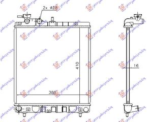 ΨΥΓ 1.1 12V +/-A/C (41x39.5) - HYUNDAI ATOS PRIME,2003-2007 032406300