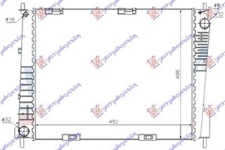 ΨΥΓΕΙΟ 1.5 ΠΕΤΡΕΛΑΙΟ (+A/C) (494x415x23) ΑΓΓΛΙΑΣ (NRF) - 024406395