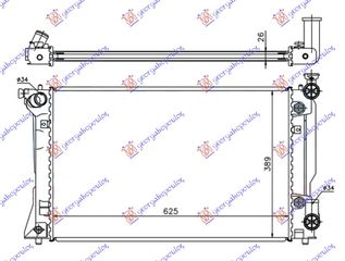 ΨΥΓΕΙΟ ΝΕΡΟΥ 2.0 i-VVTi ΑΥΤΟΜΑΤΟ ΒΕΝΖΙΝΗ (625x390) - TOYOTA AVENSIS (T25),2003-2008 023206350