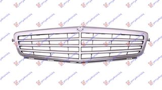 ΜΑΣΚΑ ΧΡΩΜΙΟ-ΑΣΗΜΙ CLASS/ELEG - MERCEDES C CLASS (W204),2007-2011 014304545