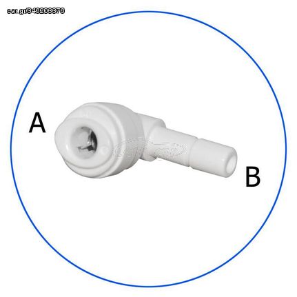 Σύνδεσμος Ασφαλείας Γωνιακός AQ-A4SE4-W in-line 1/4'' σε σωλήνα 1/4''