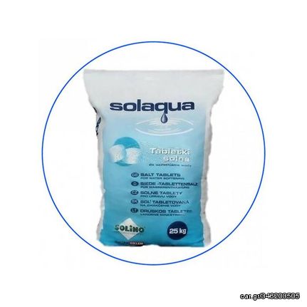 Αποσκλήρυνσης Αλάτι Ταμπλέτα Σάκος των 25KG Aqua Pure