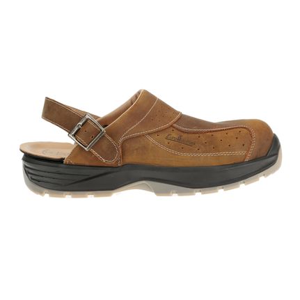 EUROROUTIER Πιστοποιημένα Παπούτσια Ασφαλείας Εργασίας σε στυλ Σαμπό Premium Tucson από την Euroroutier σε μέγεθος EU42/UK8 σε Καφέ Χρώμα και Λουράκι Αστραγάλου L.ERPTBR42-thumb-1