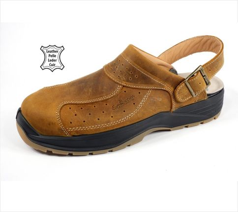 EUROROUTIER Πιστοποιημένα Παπούτσια Ασφαλείας Εργασίας σε στυλ Σαμπό Premium Tucson από την Euroroutier σε μέγεθος EU42/UK8 σε Καφέ Χρώμα και Λουράκι Αστραγάλου L.ERPTBR42-thumb-5