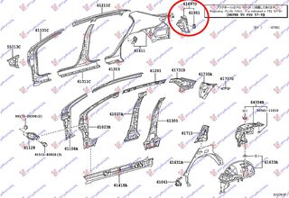 ΦΑΝΟΣΤΑΤΗΣ ΠΙΣΩ ΜΕΤΑΛΛΙΚΟΣ - TOYOTA COROLLA (E 15) SDN,2007-2011