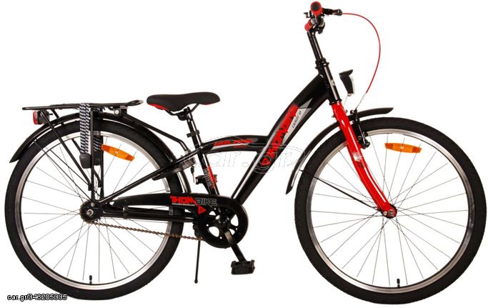 Thombike 24 Inch 23 cm Boys Coaster Brake Black/Red