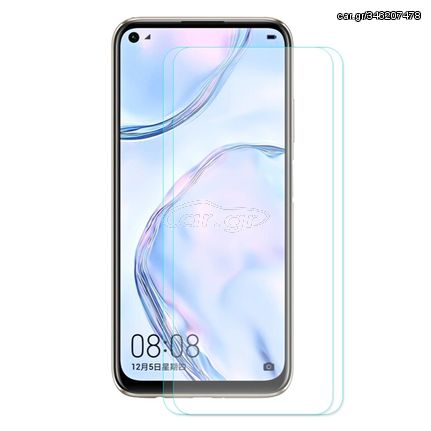 For Huawei Nova 6 SE/P40 Lite 2 PCS ENKAY Hat-prince 0.26mm 9H 2.5D Curved Edge Tempered Glass Film