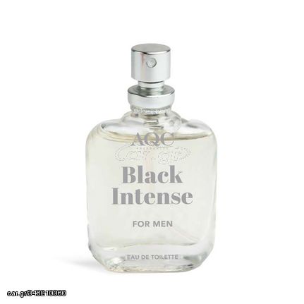 AQC Intense Black EDT for Men Μόσχου Ξυλώδες Άρωμα 15ml