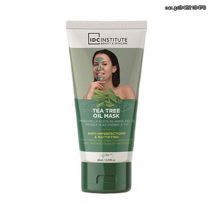 IDC Tea Tree Oil Peel Off Mask Μάσκα Προσώπου Για Διόρθωση των Ατελειών & Ρύθμισης της Λιπαρότητας 60ml