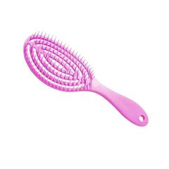 D&H; Flexible Hair Brush Easy Detangling Βούρτσα Μαλλιών για Εύκολο Ξεμπέρδεμα 23cm Μωβ Ροζ