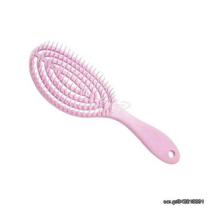 D&H; Flexible Hair Brush Easy Detangling Βούρτσα Μαλλιών για Εύκολο Ξεμπέρδεμα 23cm Λιλά