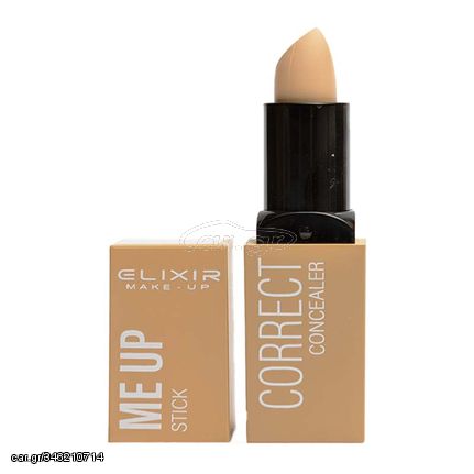 Elixir Correct Me Up Concealer Stick Long Lasting No 145 Nude Ανοιχτόχρωμο Μπεζ 3gr