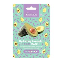 IDC Go Vegan Face Mask Avocado 23gr - Μάσκα Πανί για Ενυδάτωση & Αντιγήρανση