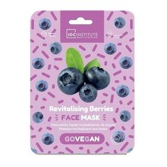 IDC Go Vegan Face Mask Berry 23gr - Μάσκα Πανί Αναζωογόνησης