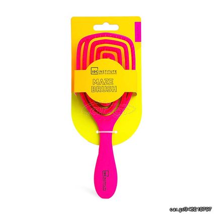 IDC Neon Maze Hair Brush Fuchsia - Εύκαμπτη Βούρτσα Μαλλιών