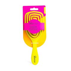 IDC Neon Maze Hair Brush Yellow - Εύκαμπτη Βούρτσα Μαλλιών