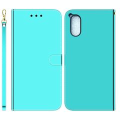 For Sony Xperia 5 V Imitated Mirror Surface Leather Phone Case(Mint Green)