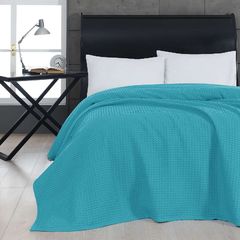 ΠΙΚΕ ΥΠΕΡΔΙΠΛΗ WAFFLE ART 1990 TURQUOISE 230X240 ΤΥΡΚΟΥΑΖ  BEAUTY HOME