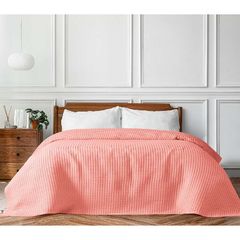 ΠΙΚΕ ΥΠΕΡΔΙΠΛΗ WAFFLE ART 1990 CORAL 170X240 ΚΟΡΑΛΙ  BEAUTY HOME