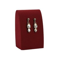 7x4x11cm Earrings Seat Jewelry Display Rack Microfiber Jewelry Counter Display Props