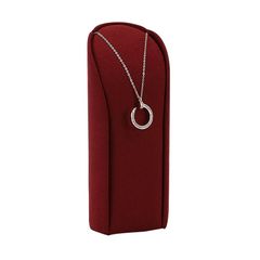 6x5x15cm Necklace Exhibition Frame Jewelry Display Rack Microfiber Jewelry Counter Display Props