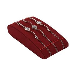 8x18x4cm Bracelet Holder Jewelry Display Rack Microfiber Jewelry Counter Display Props