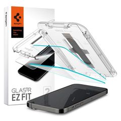 Tempered Glass Full Face Spigen Glas.tR EZ-FIT Apple iPhone 14 Pro Διάφανο (2 τεμ.)