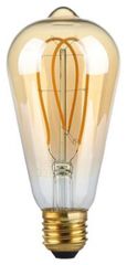 V-TAC Λάμπα LED E27 ST64 Long Filament 5W θερμό λευκό 1800K γυαλί amber SKU: 217220