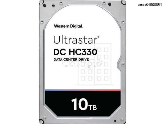 Western Digital Ultrastar DC HC330 10TB HDD Σκληρός Δίσκος 3.5'' SAS 3.0 7200rpm για Server (0B42258) - Πληρωμή και σε έως 9 δόσεις