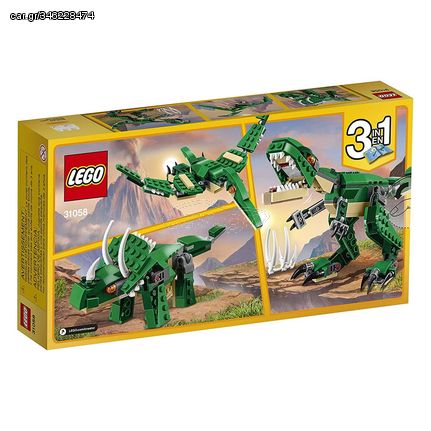 Lego Creator 3-in-1: Mighty Dinosaurs για 7 - 12 ετών (31058) (LGO31058)