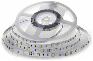 V-TAC Ταινία LED SMD 12V Dimmable 6W 500lm/m 30LEDs/m 120° IP20 Ψυχρό Λευκό 212133 (5 μέτρα)