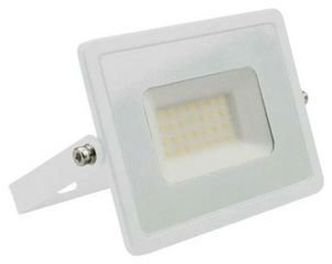 V-TAC Προβολέας LED 30W PF	> 0.9 2510lm CRI	>70 100° IP65 ψυχρό λευκό 6500K λευκό σώμα 215957