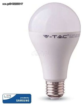 V-TAC Λάμπα LED E27 A80 20W 230V 200° 2452lm IP20 Samsung Chip Ψυχρό Λευκό 21239