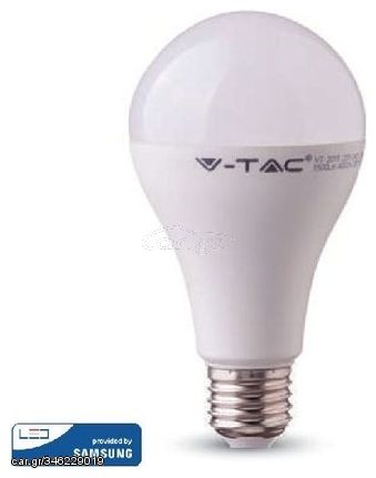 V-TAC Λάμπα LED E27 A80 20W 230V 200° 2452lm IP20 Samsung Chip Φυσικό Λευκό 21238