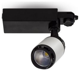 Φωτιστικό Ράγας V-TAC Track Light 35W LED Βάση Μαύρο- Λευκό Φωτισμός Ψυχρό Λευκό