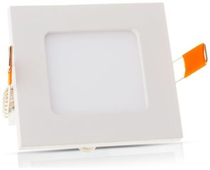 LED  Πάνελ mini premium 6W Τετράγωνο Θερμό Λευκό 4863