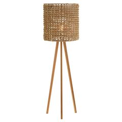 ΕΠΙΔΑΠΕΔΙΟ ΦΩΤΙΣΤΙΚΟ HM4352 RUBBERWOOD-RATTAN-SEAGRASS ΣΕ ΦΥΣΙΚΟ Φ36x149,5Υεκ.