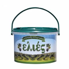 Κάδος Τροφίμων για Ελιές με Xερούλι 10,5lt - 6Kg ελιές THRACE PLASTICS (Χωρίς Καπάκι)