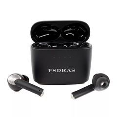 ESDRAS TWS38 Wireless Earphones Bluetooth, Black - ESDRAS