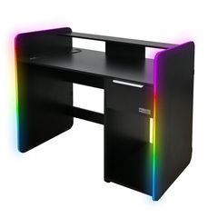 Xrocker Electra Desk - Black With Black Led / Computers