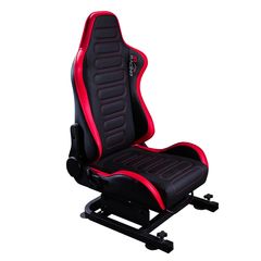 Xrocker Xr Racing Chicane Racing Seat For The Xr Racing Rig - Black And Red / Computers