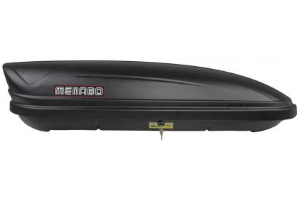 Μπαγκαζιέρα Menabo Marathon 460 198x79x37cm, με μονόπλευρο άνοιγμα και κλειδί, μαύρη - 460 λίτρα - 1τμχ. - 000065700000