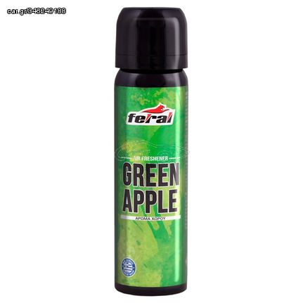 Αρωματικό Αυτοκινήτου Spray Feral Fruity Collection Πράσινο Μήλο 70ml