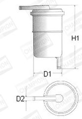 Champion Φίλτρο Καυσίμου - L102/606