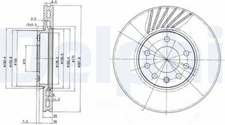 Delphi Δισκόπλακα - BG3142