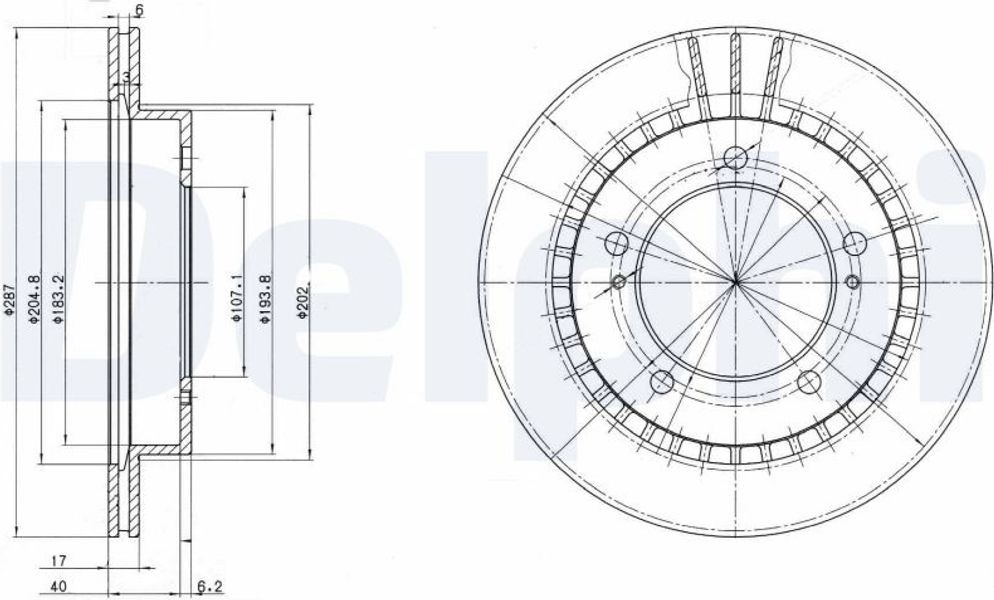 Delphi Δισκόπλακα - BG3158