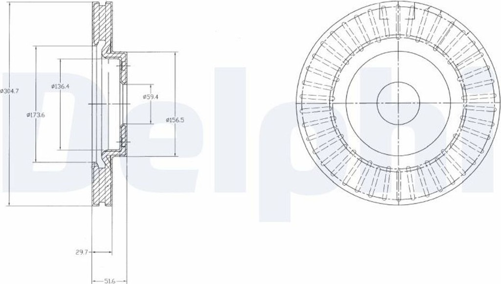 Delphi Δισκόπλακα - BG4214